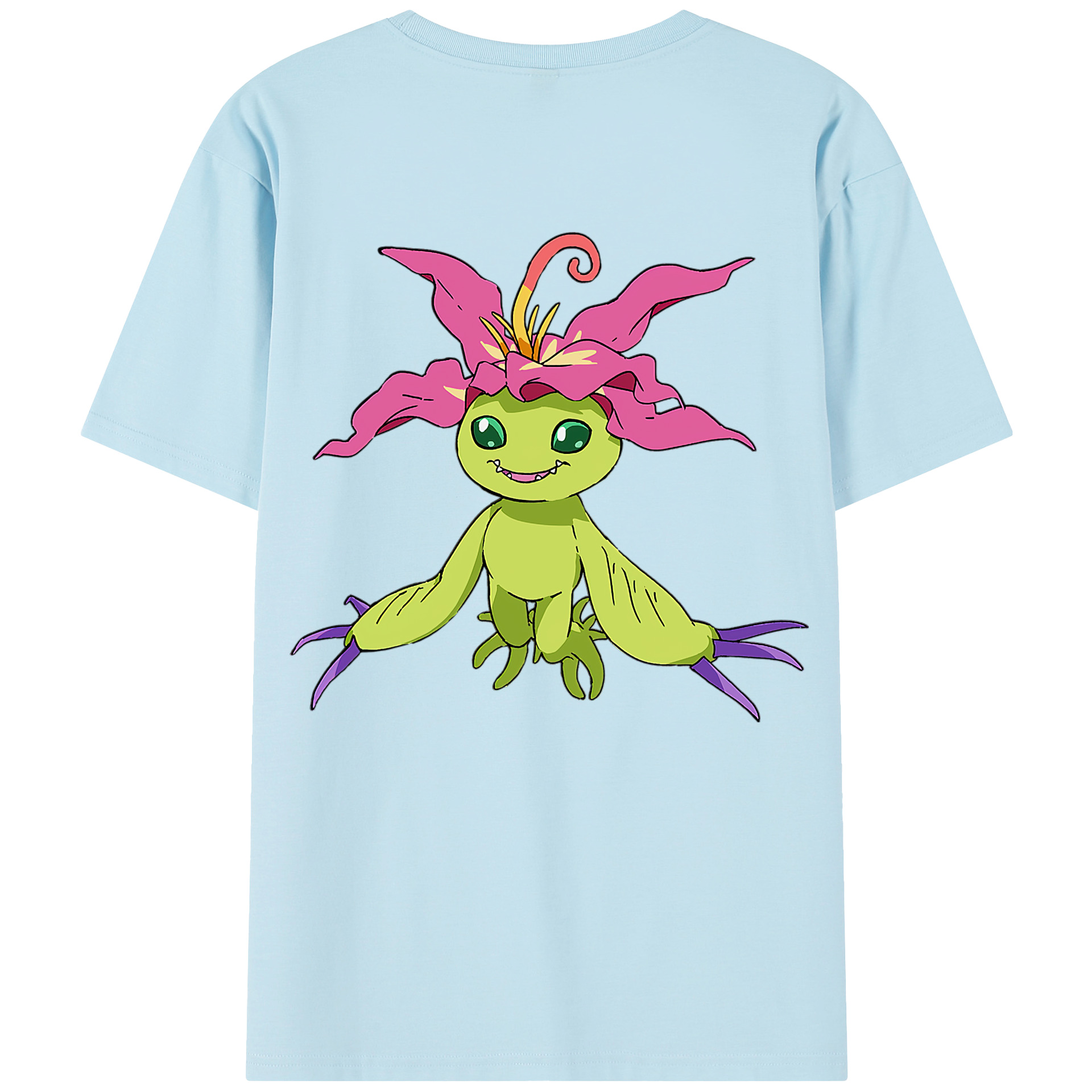（画像用） Digimon デジタルモンスター/デジモン 綿100％半袖Tシャツ（背面プリント）